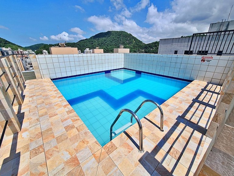 01 dorm c/Ar Cond, Wi-Fi (300mb), Varanda, Piscina