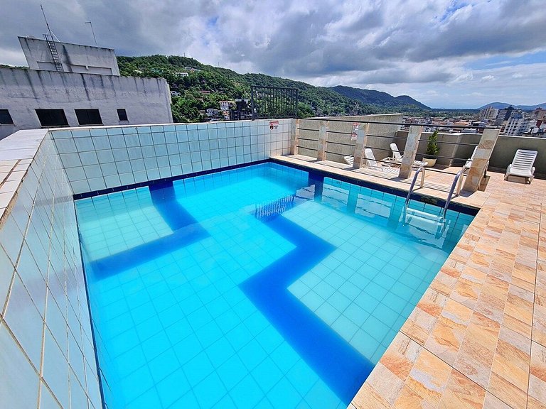 01 dorm c/Ar Cond, Wi-Fi (300mb), Varanda, Piscina