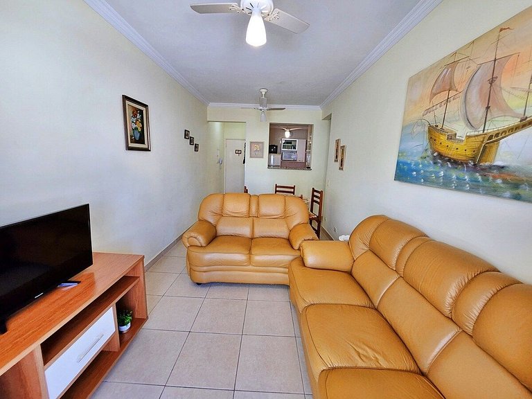 Aconchegante Apto 01 dorm c/Sacada, Ar-Cond, Wi-Fi, Lado Pra