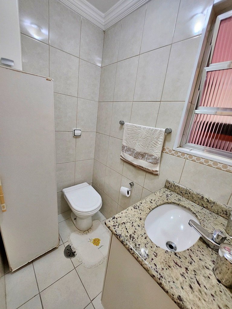 Aconchegante Apto 01 dorm c/Sacada, Ar-Cond, Wi-Fi, Lado Pra