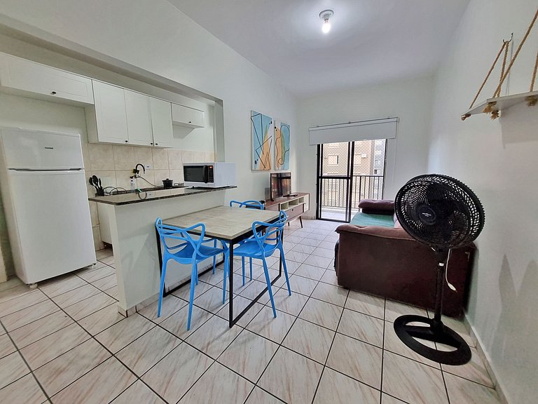 01 dorm c/Ar Cond, Wi-Fi (300mb), Varanda, Piscina