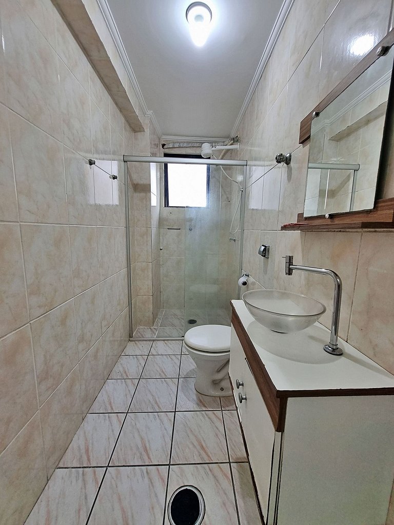 01 dorm c/Ar Cond, Wi-Fi (300mb), Varanda, Piscina
