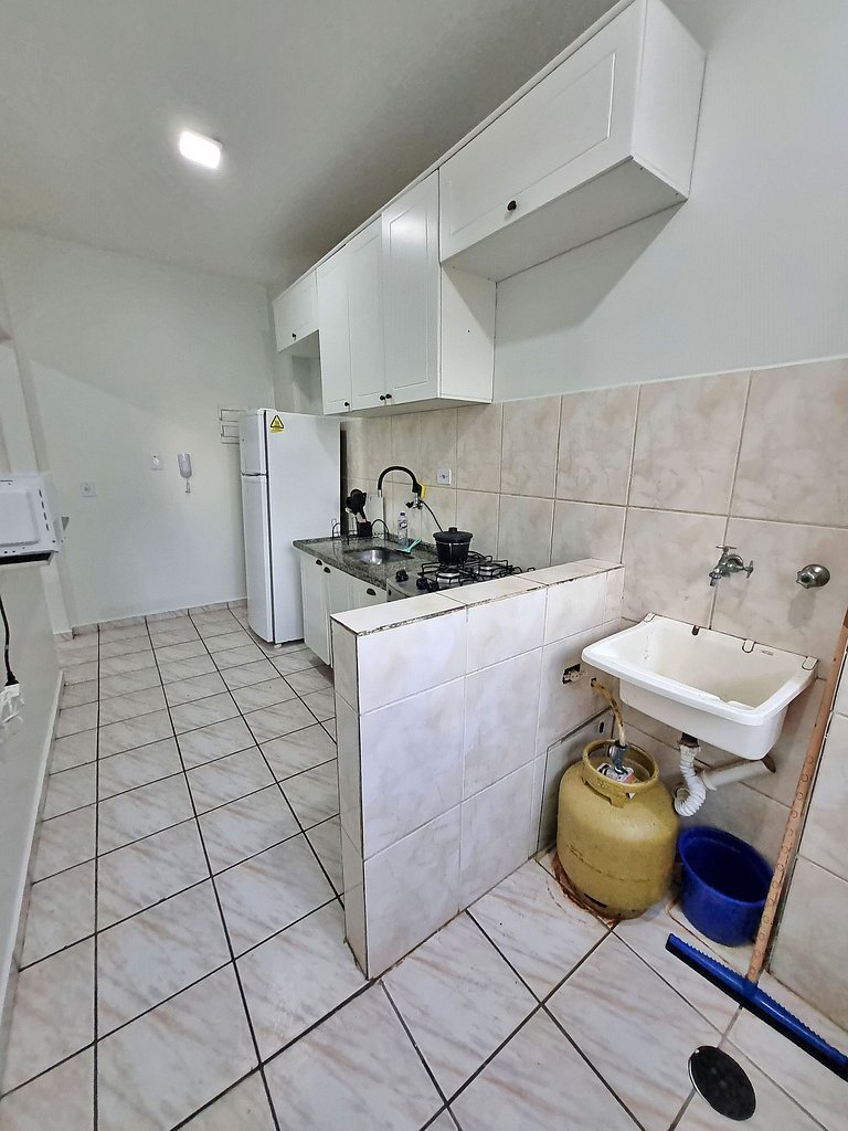 01 dorm c/Ar Cond, Wi-Fi (300mb), Varanda, Piscina